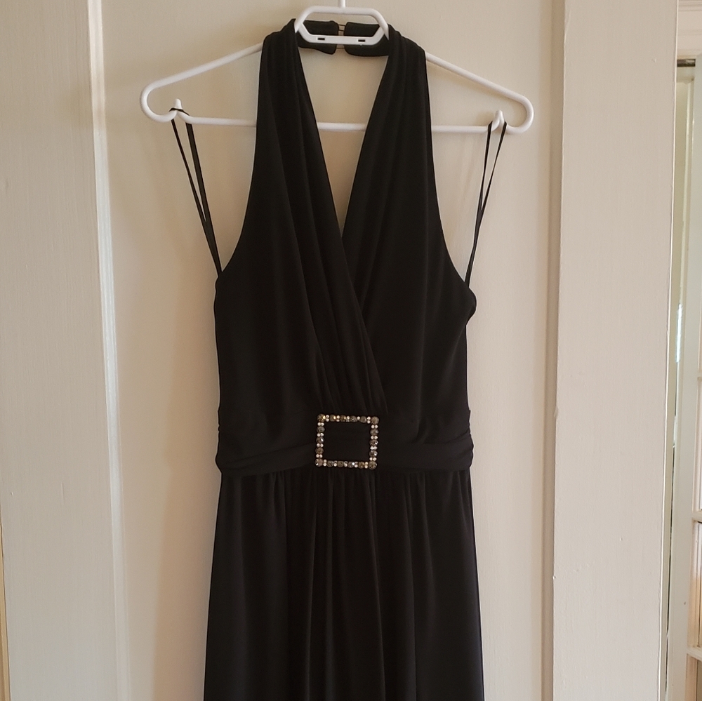 Jones New York black halter dress